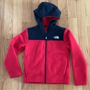 The North Face Boys Full Zip Hooded Jacket Size 7/8 Youth/Junior